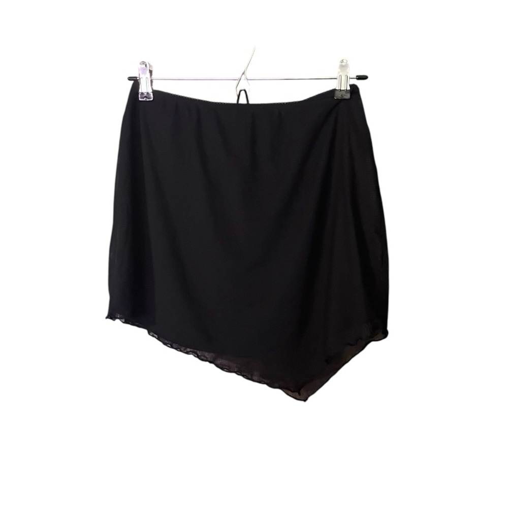Wild Fable Black Asymmetrical Mini Skirt‎ Night Out